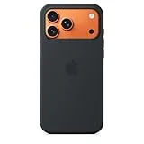 Couverture en silicone Apple avec magsafe pour l'iPhone 17 Pro Max - noir