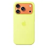 Couverture en silicone Apple avec Magsafe pour l'iPhone 17 Pro - Yellow en néon