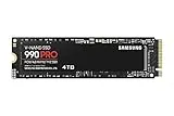 SSD interne Samsung 990 PRO 4 To jusqu'à 7 450 Mo/s PCIe 4.0 NVMe M.2 (2280) (MZ-V9P4T0BW)