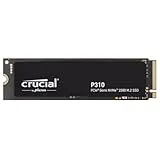 Crucial P310 SSD 4 To PCIe Gen4 NVMe M.2 2280, disque dur interne, jusqu'à 7 100 Mo/s, compatible avec ordinateur portable et ordinateur de bureau - CT4000P310SSD801