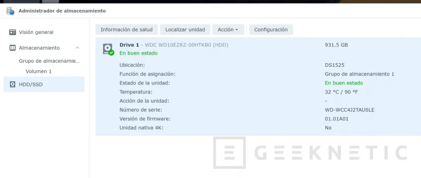 Geeknetic Utilisons n'importe quel disque dur HDD dans un NAS Synology 25 série 10