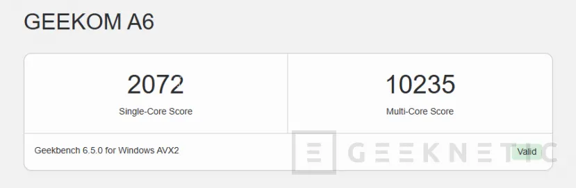 Geeknétique Geekom A6 Examen 14