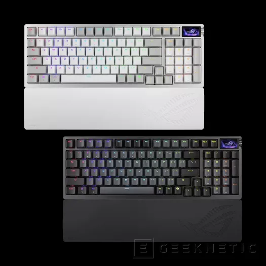 Le clavier Geeknetic ASUS ROG Azoth 96 HE est doté de commutateurs magnétiques ROG HFX V2 et d'un taux d'interrogation de 8 000 Hz 2
