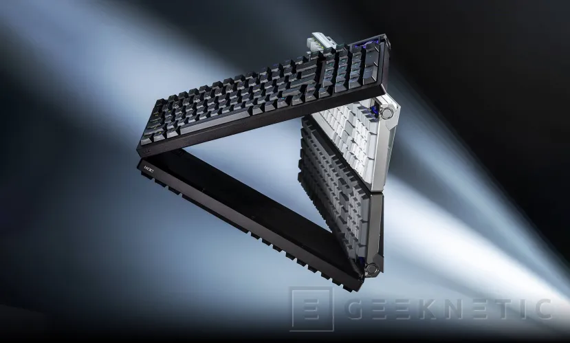 Le clavier Geeknetic ASUS ROG Azoth 96 HE est doté de commutateurs magnétiques ROG HFX V2 et d'un taux d'interrogation de 8 000 Hz 3