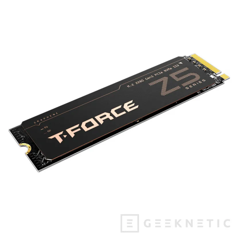 Geeknetic TeamGroup présente le T-Force Z54E Gen 5, un SSD jusqu'à 14 900 Mo/s avec contrôleur Phison E28 et conception sans ventilateur 2