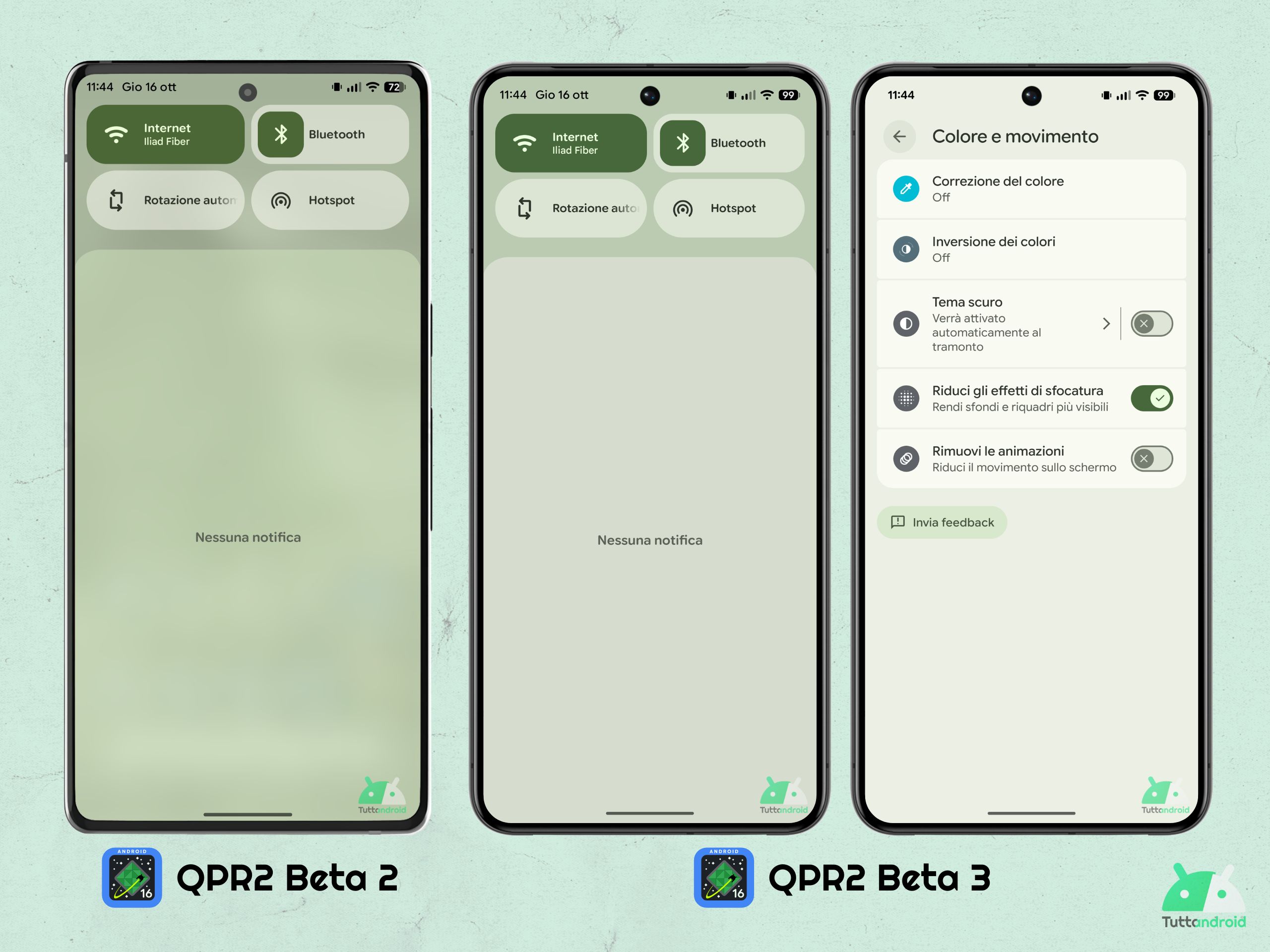 Android 16 QPR2 - Bêta 3 - Réduire les effets de flou