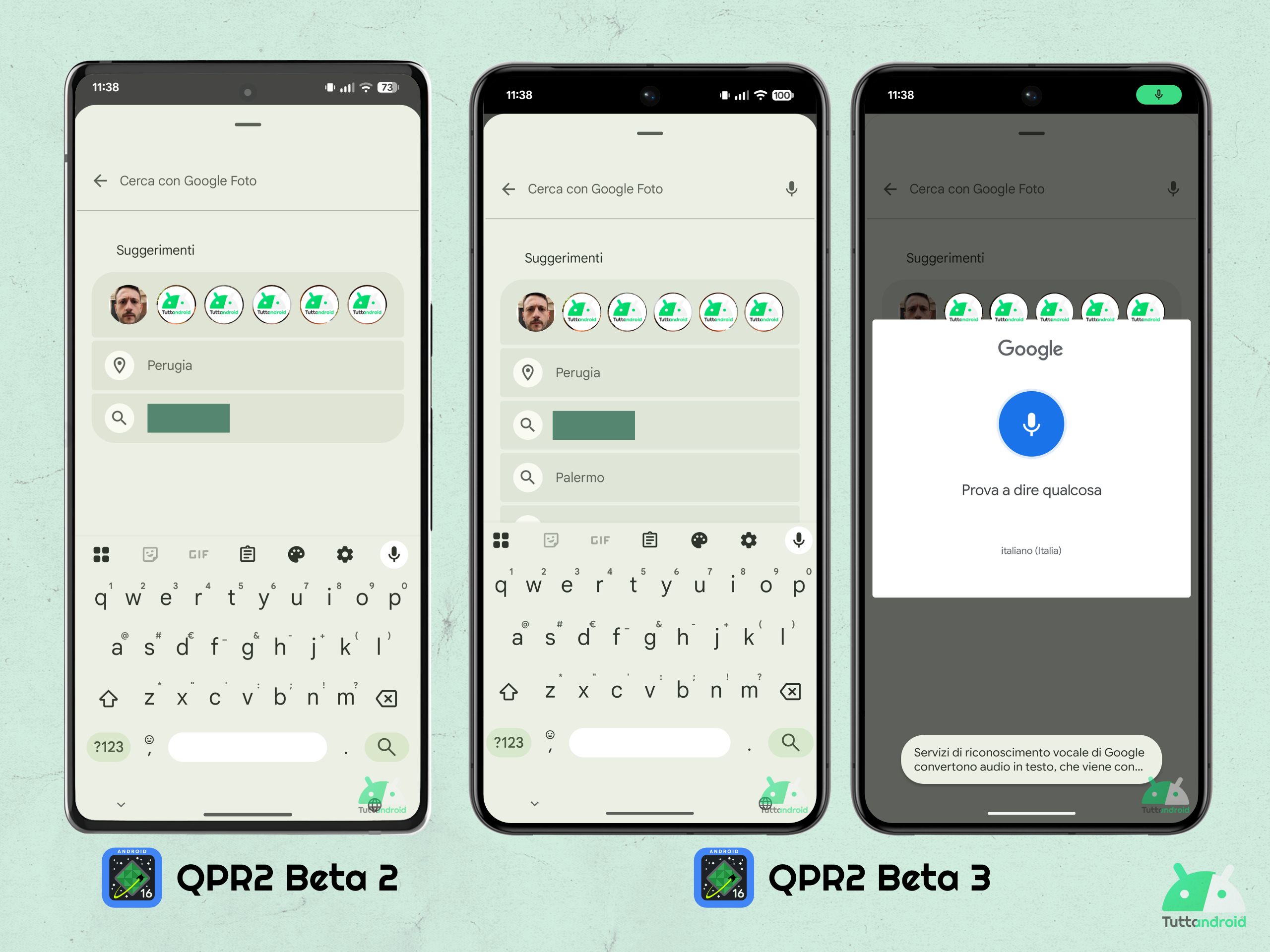 Android 16 QPR2 - Bêta 3 - Sélecteur de photos Android avec recherche vocale
