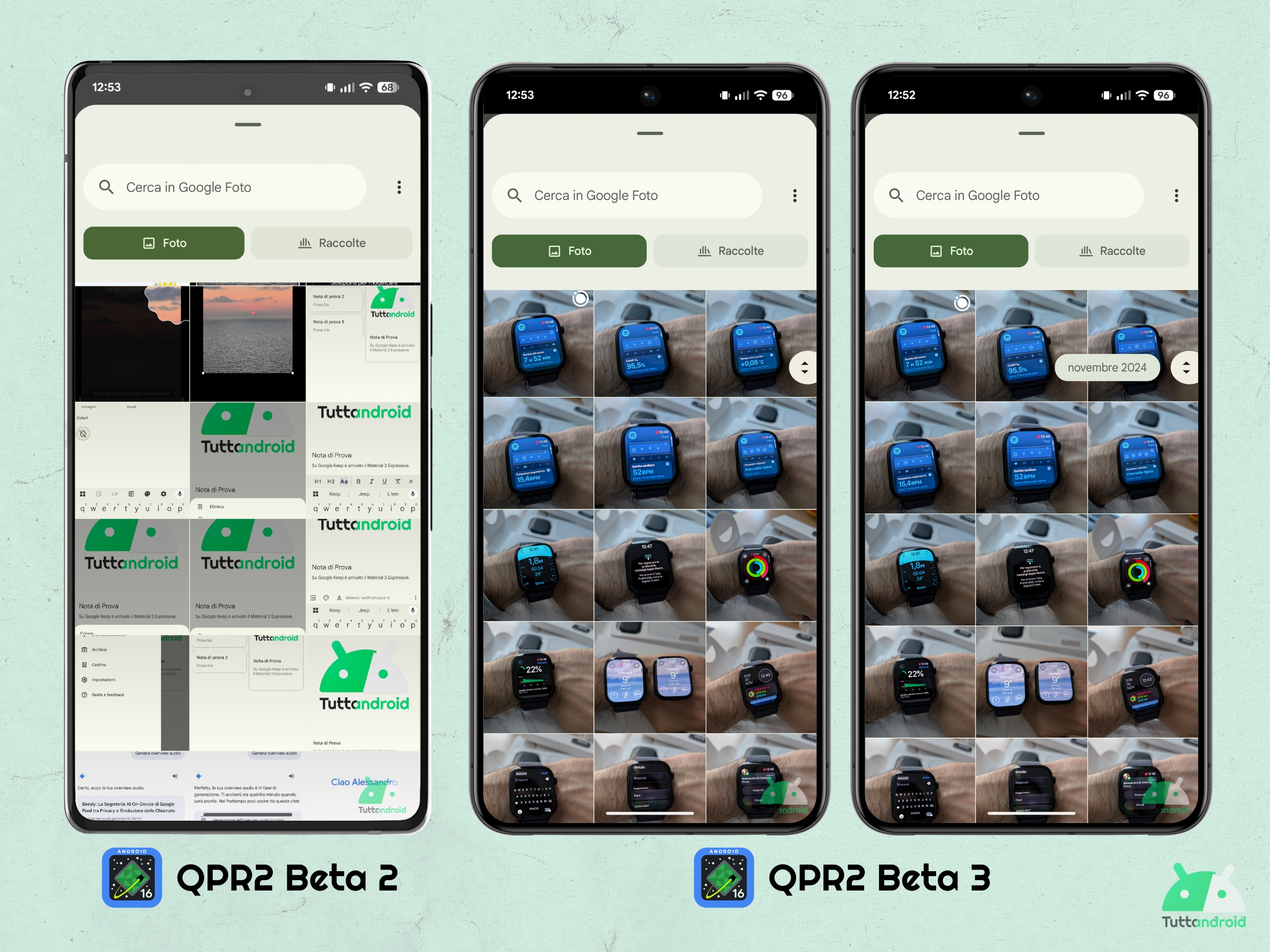 Android 16 QPR2 - Bêta 3 - Sélecteur de photos Android avec balayage de date
