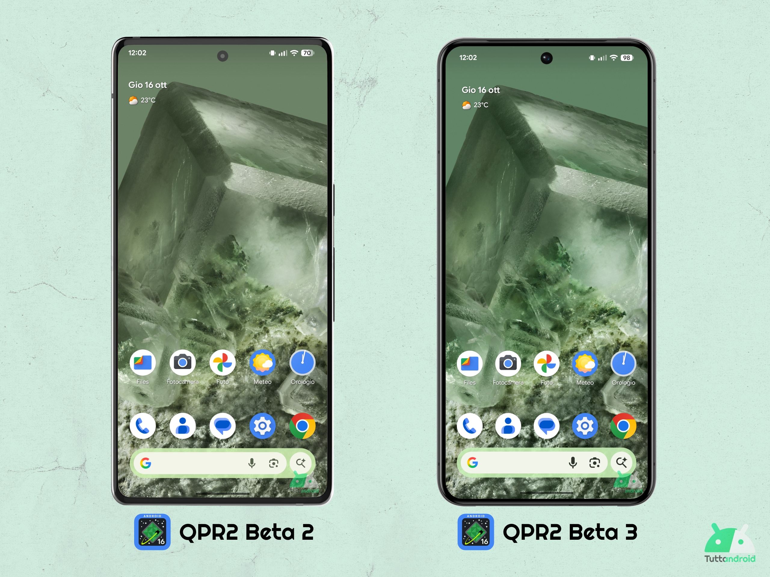 Android 16 QPR2 - Bêta 3 - Pixel Launcher - barre de recherche
