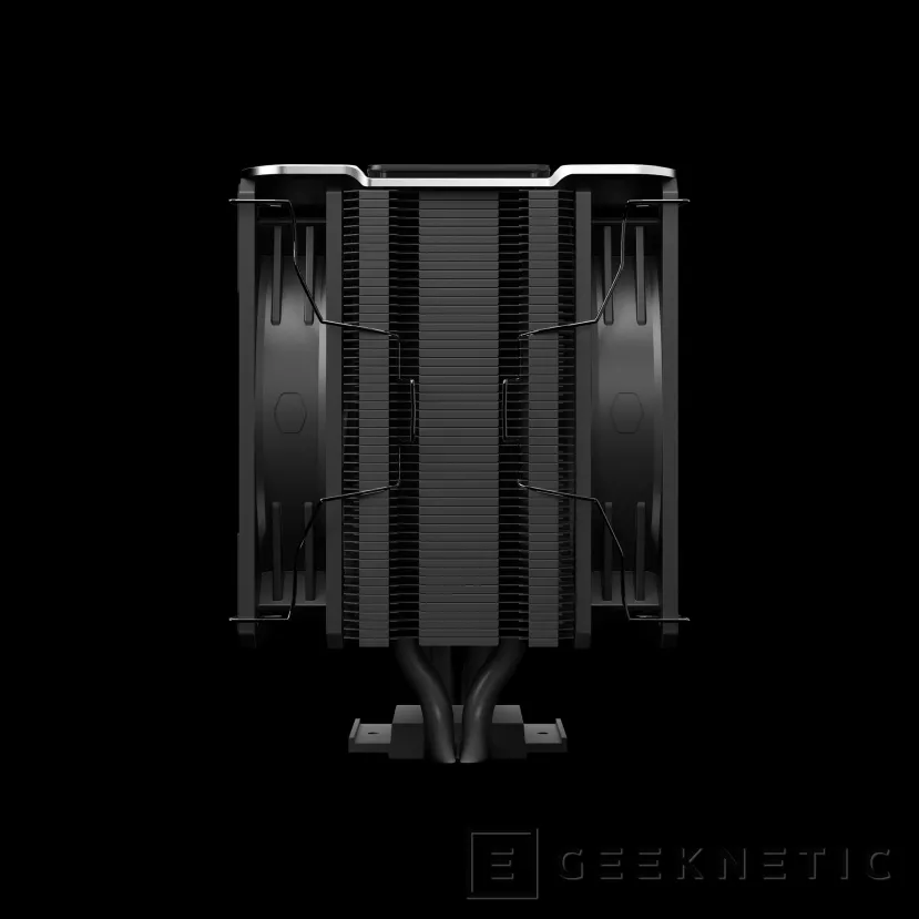 Geeknetic Le nouveau dissipateur thermique Cooler Master V4 Black est doté de la technologie 3DHP, de 4 caloducs et de deux ventilateurs Mobius inclus 2