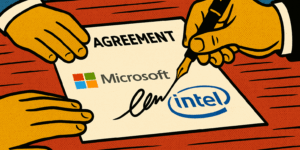 Microsoft choisit Intel pour fabriquer sa puce Maia 2 sur le nœud 18A-P, avec la technologie RibbonFET et PowerVia pour améliorer l’efficacité de l’IA
