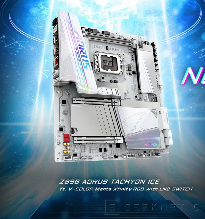 Geeknetic Les 3 premiers records d'overclocking en mémoire DDR5 ont été réalisés avec l'AORUS Z890 TAYCHION ICE 2