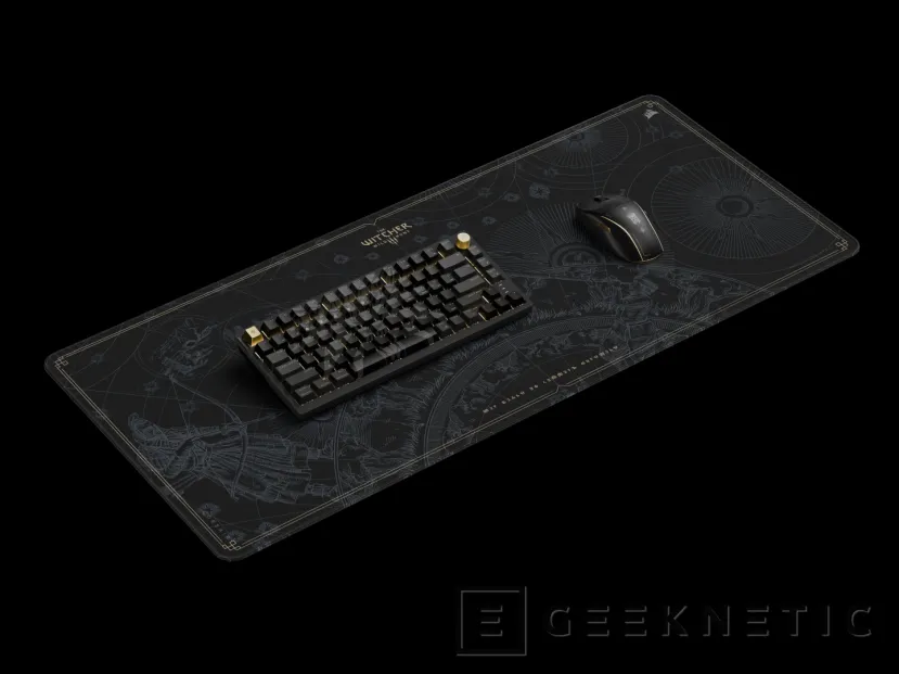 Geeknetic Corsair a présenté un clavier, une souris et un tapis de souris avec des motifs du jeu 2 pour le 10e anniversaire de The Witcher 3