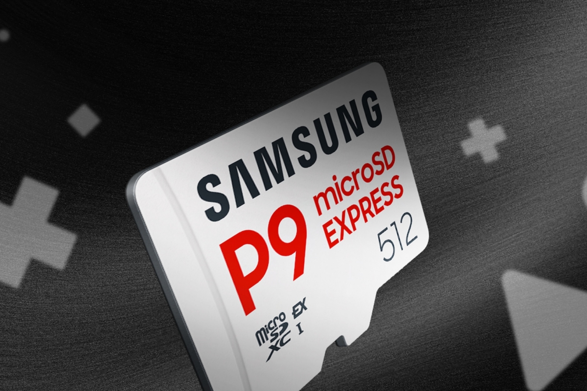 Nouvelles cartes mémoire Samsung P9 MicroSD Express, jusqu'à 800 Mo/s et 512 Go de capacité