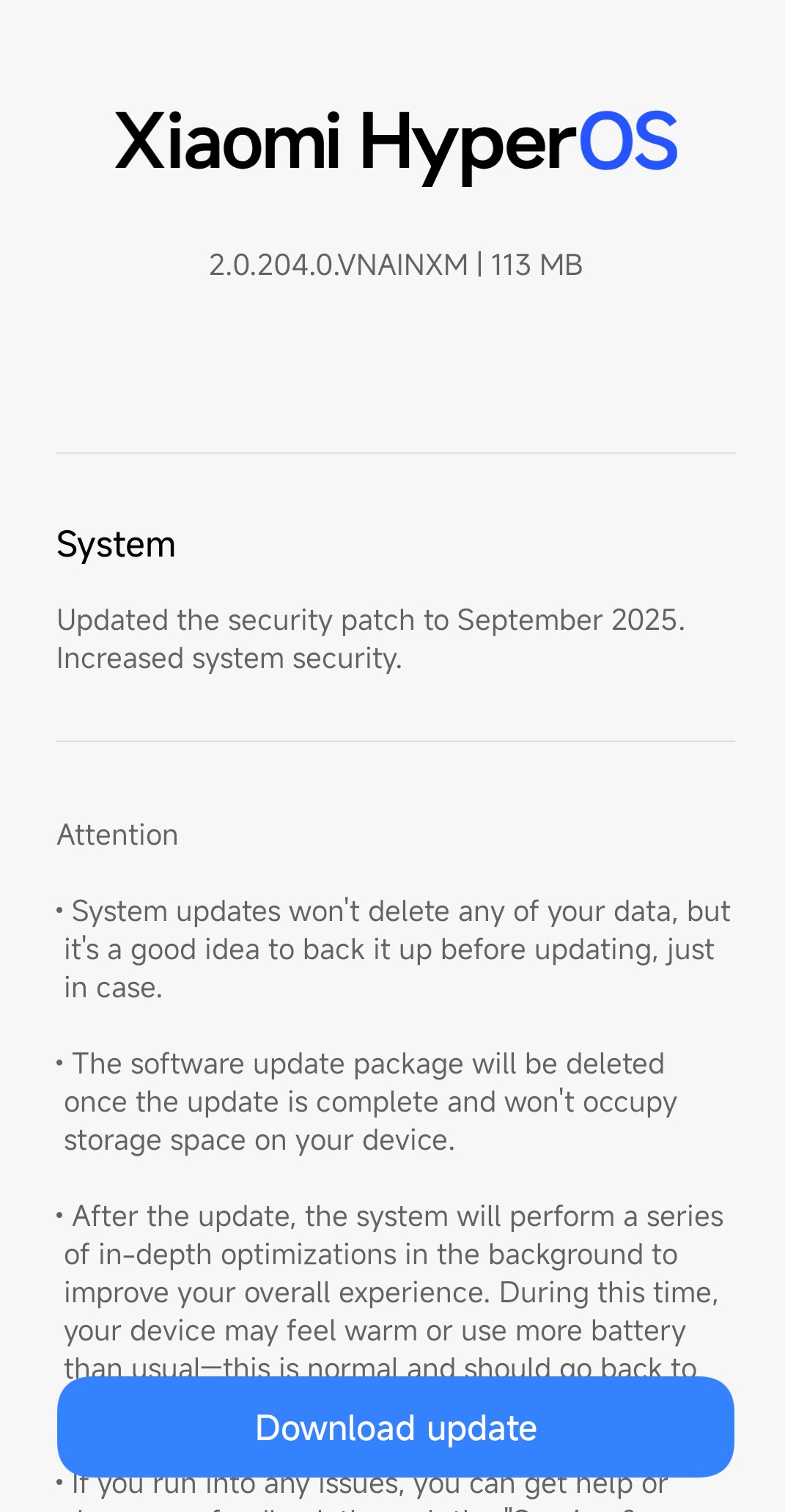 Mise à jour Xiaomi 14 Ultra