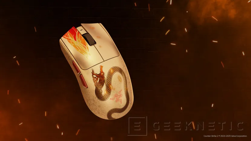 Geeknetic Razer et Valve lancent la collection Counter-Strike 2 Dragon Lore avec des périphériques Elite eSports inspirés de l'emblématique AWP Legendary 3