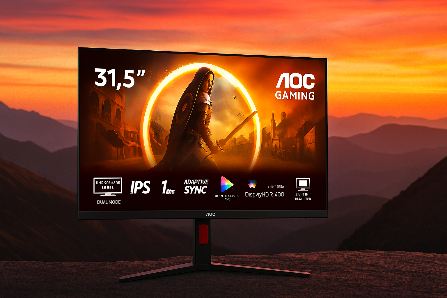 AOC présente les nouveaux AGON Q27G4SRU et U32G4U, moniteurs de jeu avec dalle Fast IPS, jusqu'à 320 Hz et résolution 4K