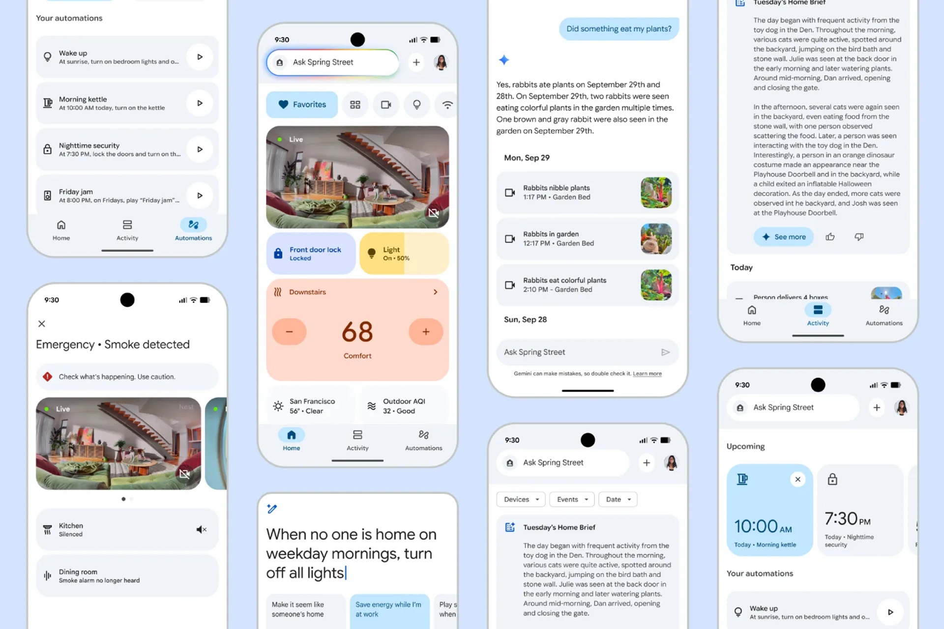 Google lance la "nouvelle" application Google Home, redessinée pour intégrer les Gémeaux pour la maison