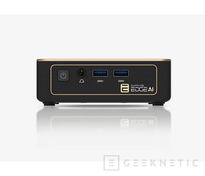 Geeknetic Sapphire Edge AI : mini PC avec Ryzen AI série 300 et 50 TOPS NPU qui amène l'intelligence artificielle à la périphérie du réseau 3