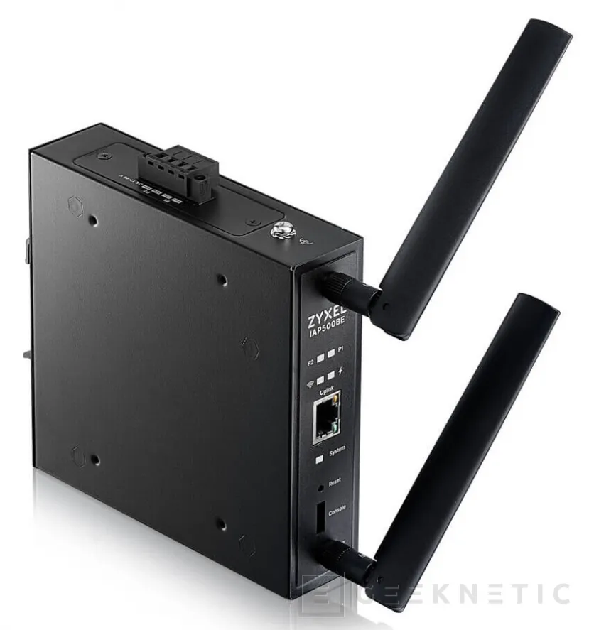 Geeknetic Zyxel IAP500BE point d'accès industriel WiFi 7 BE5000 avec Smart Mesh MLO, boîtier métallique et gestion Nebula 2
