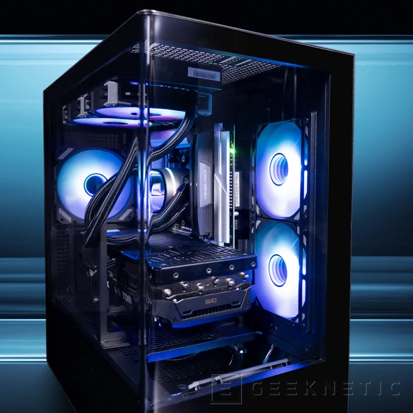 Geeknetic Nouveaux boitiers Sharkoon Elite Shark CM100 et CA500, vision panoramique, double radiateur et compatibilité avec les plaques BTF 5