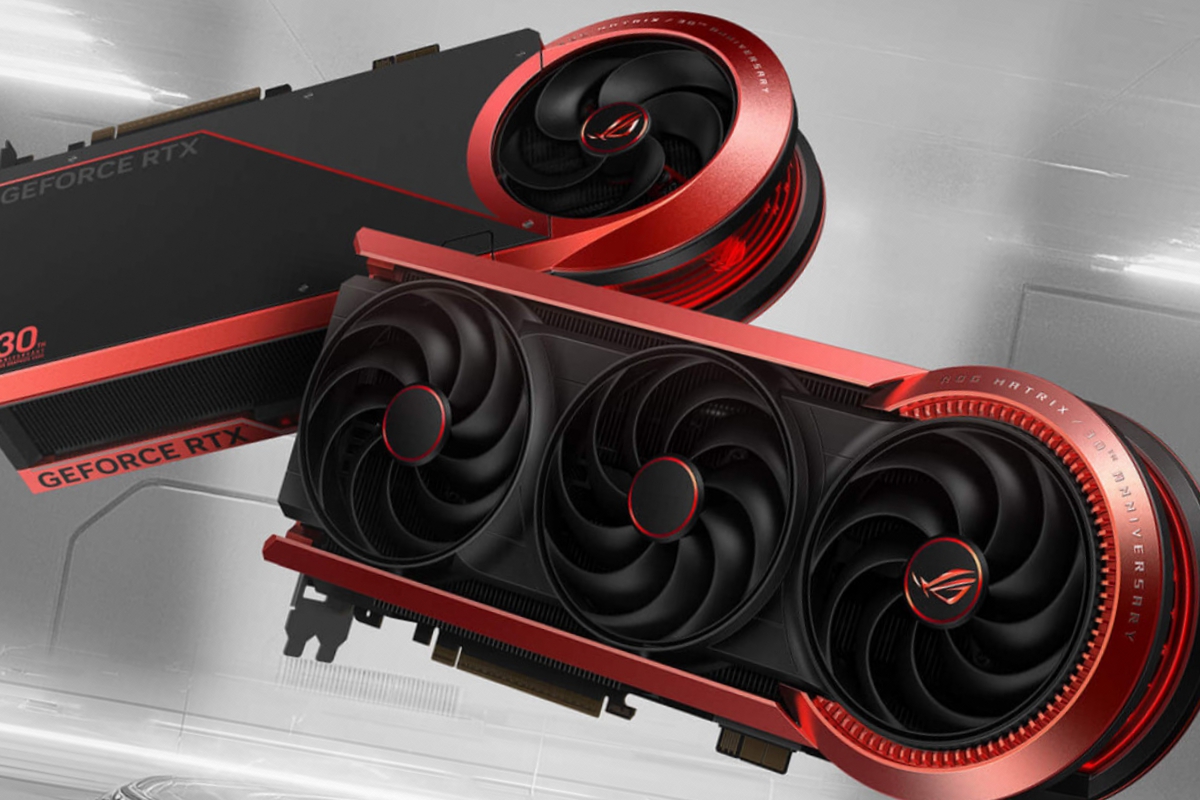 ASUS lance Level Sense dans le ROG Matrix RTX 5090 pour empêcher les graphiques de couler avec des capteurs qui détectent son inclinaison