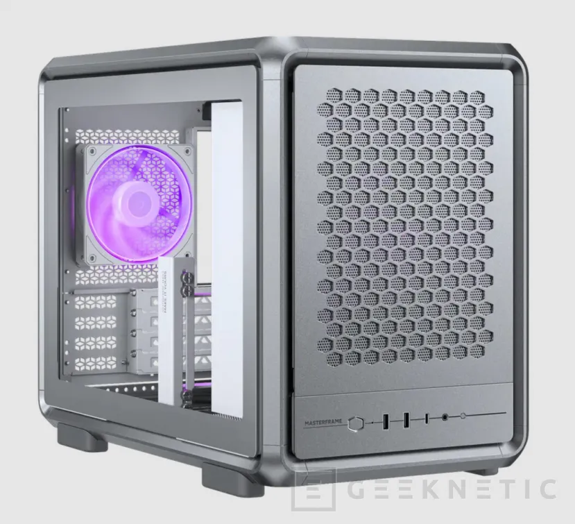 Geeknetic Cooler Master MasterFrame 400 Mesh combine la modularité FreeForm 2.0, le maillage frontal et la prise en charge des GPU 390 mm dans un format compact 3