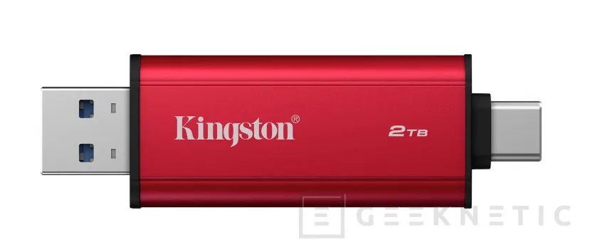 Geeknetic Vitesse supérieure à 1 Go/s et double port USB dans la nouvelle clé USB Kingston Dual Portable SSD 2