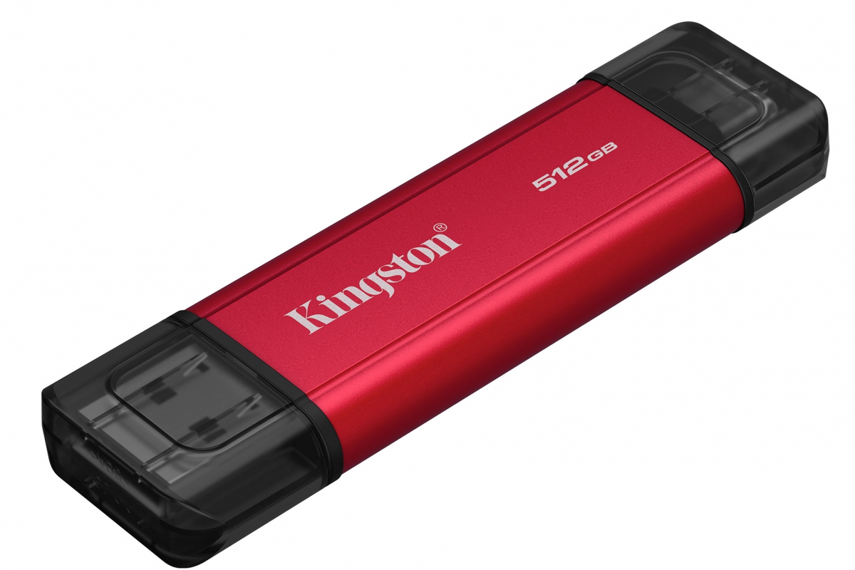 Vitesse supérieure à 1 Go/s et double port USB dans la nouvelle clé USB Kingston Dual Portable SSD