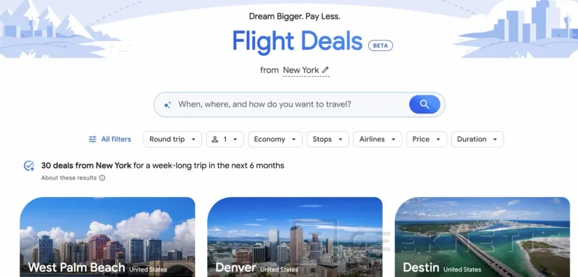 Geeknetic Google veut organiser vos prochaines vacances avec l'IA, en créant des itinéraires complets et en gérant vos réservations 2