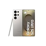 Téléphone portable Samsung Galaxy S25 Ultra 256 Go avec AI, Galaxy AI, 12 Go de RAM, appareil photo 200 MP, double SIM, IP68, 3 ans de garantie constructeur + 1 an supplémentaire, gris titane (version espagnole)