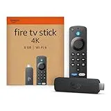 Amazon Fire TV Stick 4K, appareil de streaming compatible Wi-Fi 6, Dolby Vision, Dolby Atmos et HDR10+