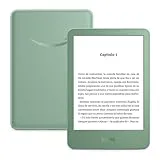 Amazon Kindle (dernière génération) | le Kindle le plus léger et le plus compact, avec un écran antiéblouissant, des changements de page plus fluides et un éclairage avant réglable | 16 Go | Pas de publicité | vert matcha