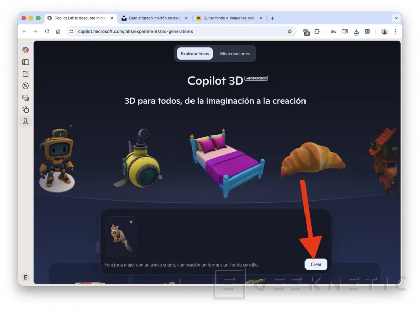 Geeknetic Comment créer des modèles 3D avec n'importe quelle photo grâce à Copilot 6