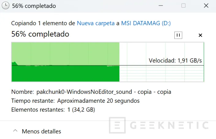 Geeknetic MSI DATAMAG 40 Gbit/s 2 To Examen 11