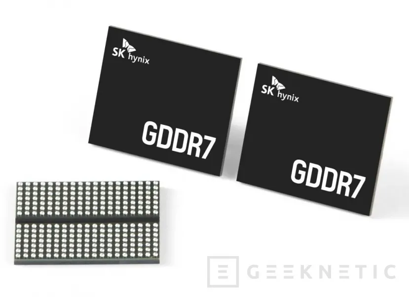 Geeknetic SK hynix fait irruption dans GDDR7 avec des puces de 48 Go/s, 3 Go par module et jusqu'à 3 To/s de bande passante dans les futurs GPU et AI 2