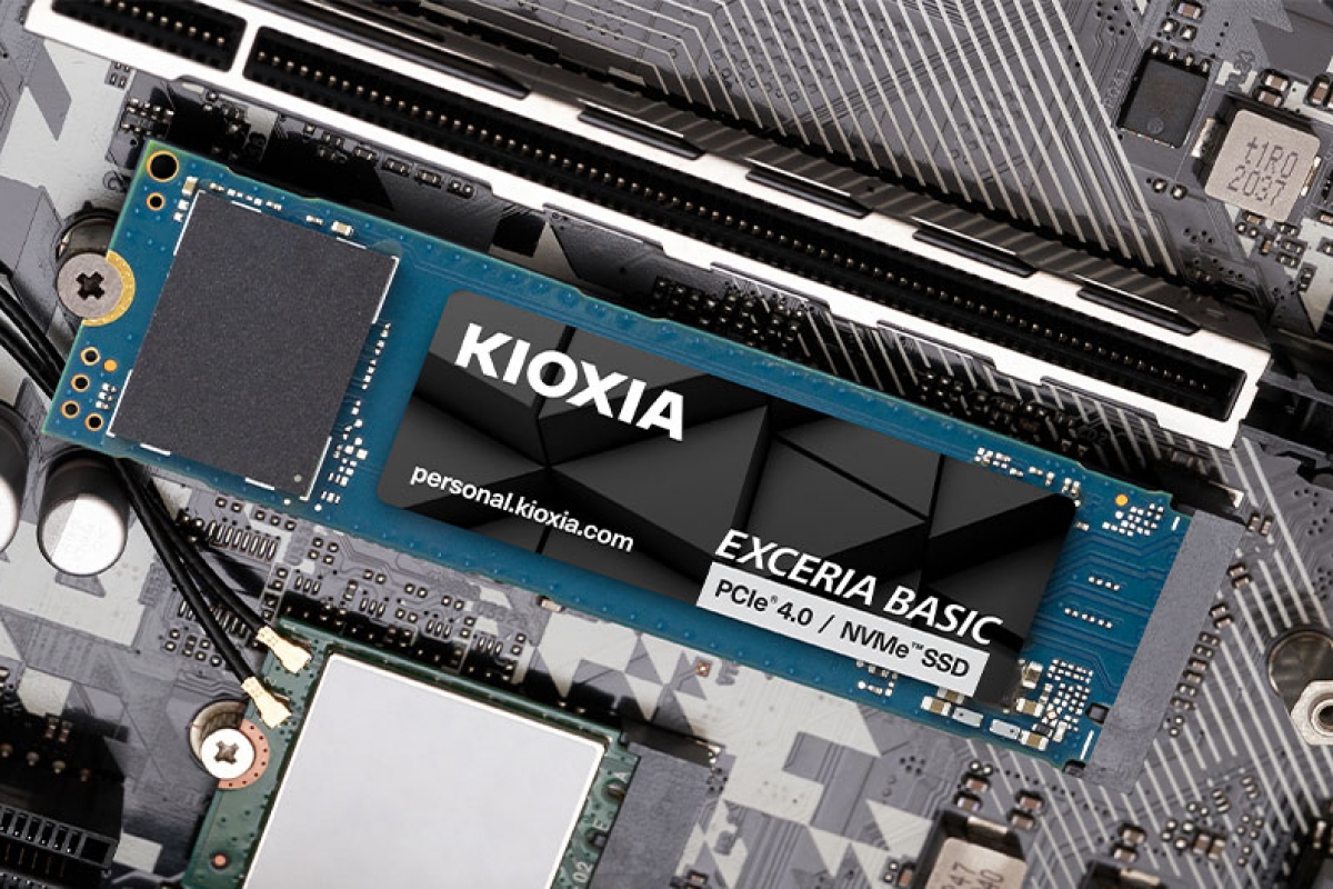 KIOXIA lance la gamme EXCERIA BASIC, des SSD PCIe 4.0 abordables avec jusqu'à 7 300 Mo/s en lecture