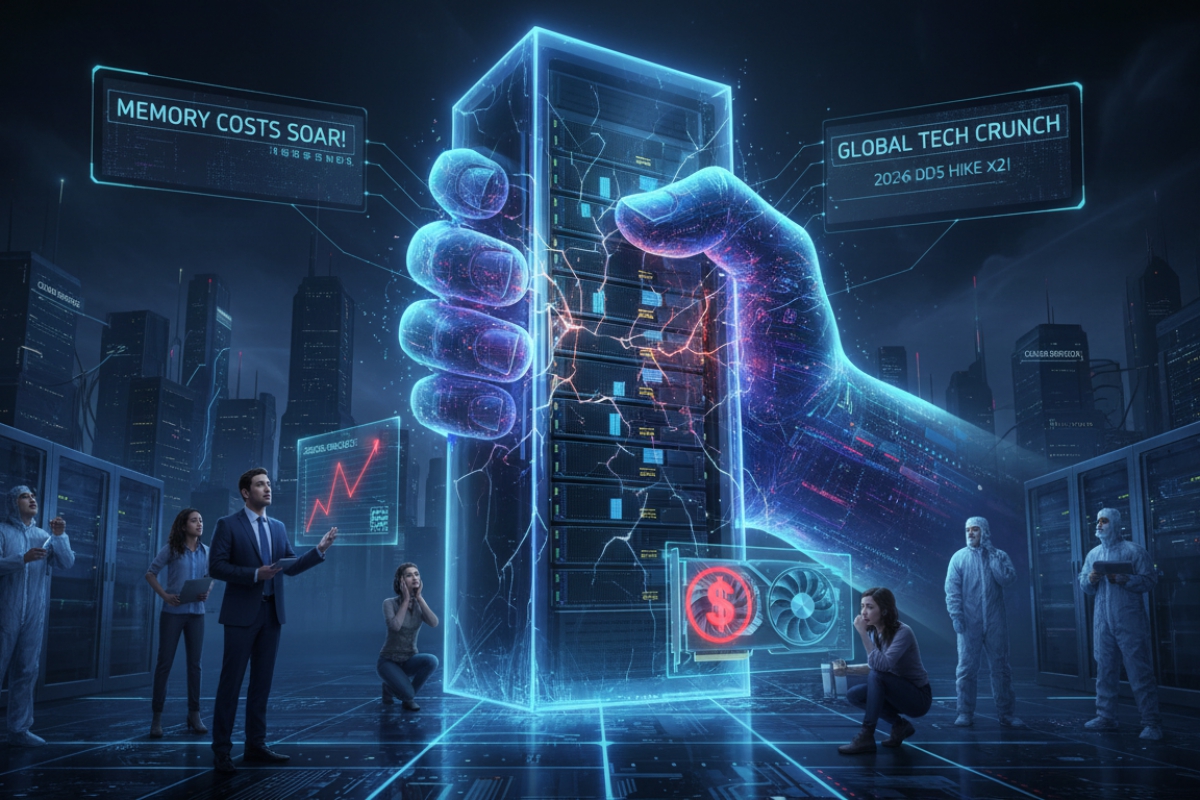 La mémoire continuera de devenir plus chère en 2026 et les RDIMM DDR5 pourraient doubler son prix, avec un impact sur les téléphones mobiles, les GPU et les serveurs