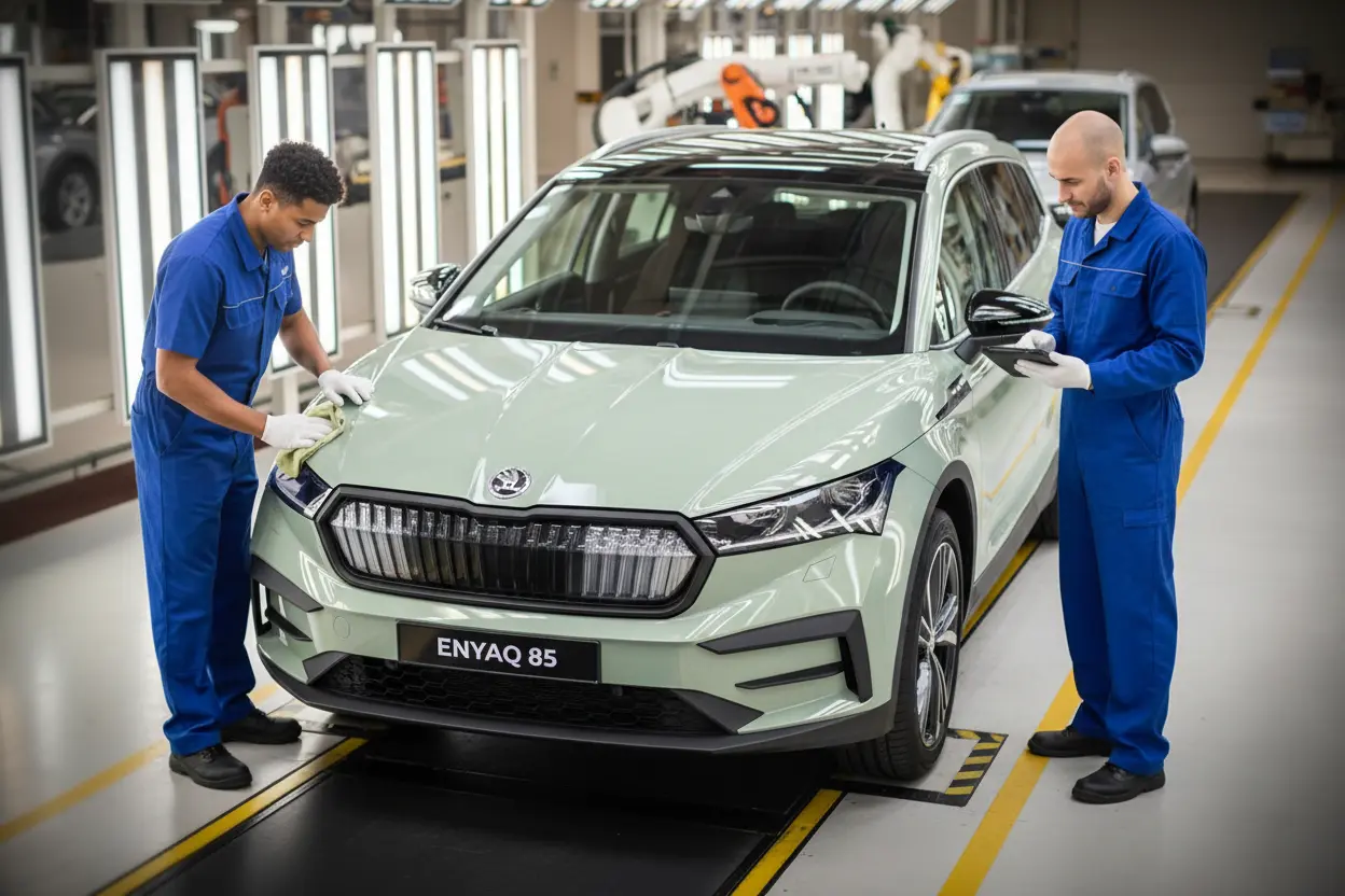 Le Nouveau SUV lectrique De koda Bat D j Des Records En Europe 