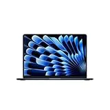 Apple 2025 MacBook Air 13 pouces avec puce M4 : conçu pour Apple Intelligence, écran Liquid Retina de 13,6 pouces, mémoire unifiée de 16 Go, SSD de 512 Go, clavier espagnol ; Minuit