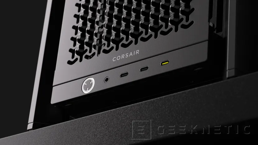 Le nouveau boîtier Geeknetic CORSAIR FRAME 4000D LCD RS ARGB comprend un écran XENEON EDGE 4 de 14,5 pouces