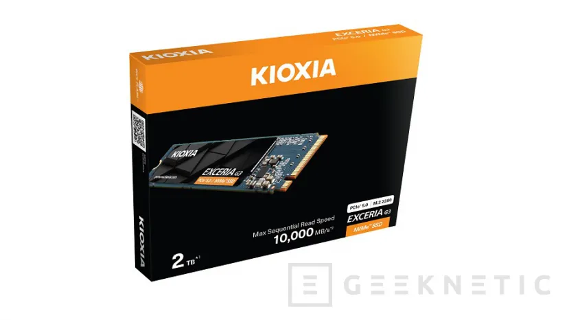 Geeknetic Le nouveau SSD KIOXIA EXCERIA G3 atteint 10 000 Mo/s en lecture 2