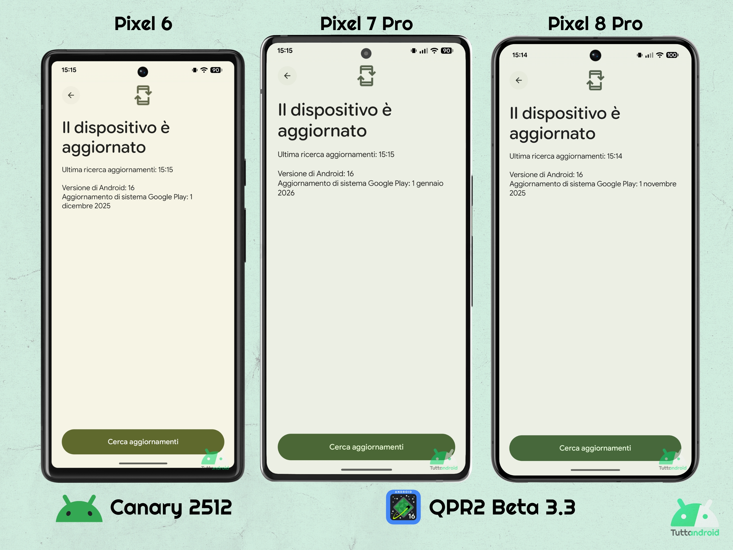 Mise à jour du système Google Play en novembre et décembre 2025 ou janvier 2026