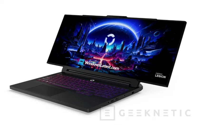 Geeknetic Lenovo Legion Pro Rollable pointe vers le CES 2026 avec écran OLED extensible de 16 à 24 pouces, format 21:9 et GeForce RTX 5090 3