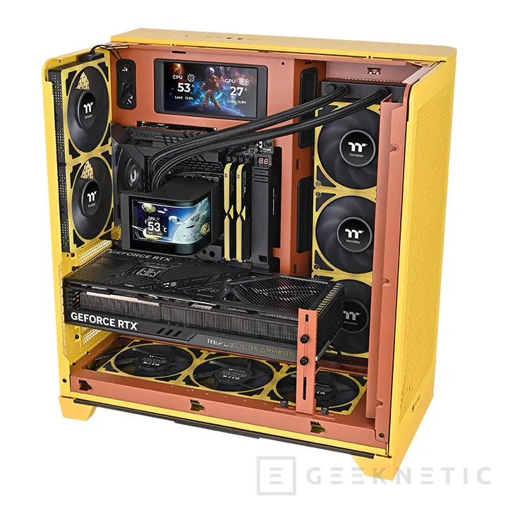 Geeknetic Thermaltake propose désormais son RL MAGCurve 360 ​​​​Ultra ARGB Sync avec écran incurvé disponible à partir de 349,90 euros 2