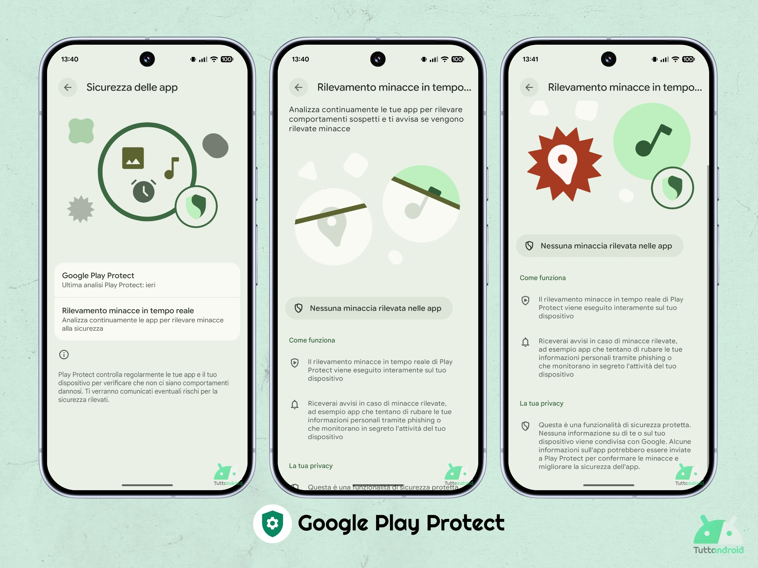 Google Play Protect - Play Store v49.1 - Détection des menaces en temps réel