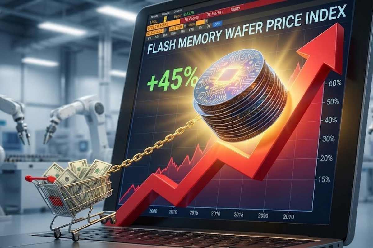 Le prix des plaquettes de mémoire NAND Flash a augmenté de 20 à 60 % en novembre