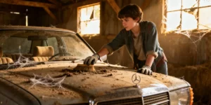 Incroyable découverte : une famille retrouve une Mercedes oubliée valant plus d’un million de dollars dans une vieille grange