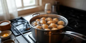 Pourquoi ajouter du sel dans l’eau de cuisson change tout selon la science : fini les œufs éclatés