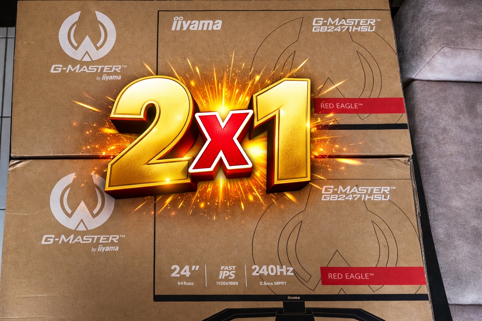 Il allait changer un moniteur 144 Hz et deux moniteurs 240 Hz sont arrivés sous garantie avec un RMA qui s'est terminé par surprise